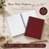 Journal cahier personnalisé à reliure spirale