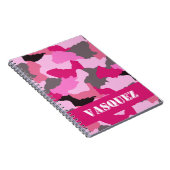 Journal Camo rose personnalisé (Côté Droit)