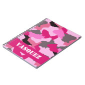 Journal Camo rose personnalisé (Côté gauche)