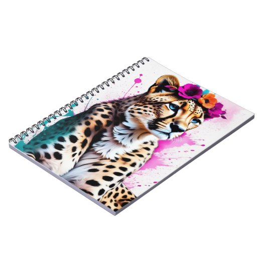 Journal Carnet Boho Cheetah (Côté gauche)