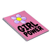 JOURNAL CARNET SPIRAL DE LA PUISSANCE DE LA FILLE (Côté Droit)