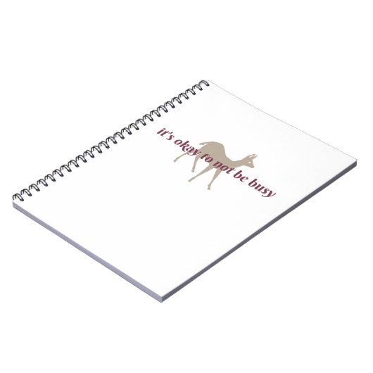 Journal : C'est bon de ne pas être occupé (Côté gauche)