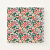 Journal Chic Botanique Feuille Tropicale Corail Ve (Dos)