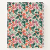 Journal Chic Botanique Feuille Tropicale Corail Ve (Dos)