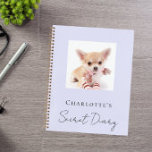 Journal chien animal de compagnie photo lavande