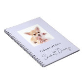 Journal chien animal de compagnie photo lavande (Côté Droit)