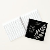 Journal chrétien des femmes noir et argent Botaniq (Intérieur)