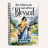 Journal chrétien personnalisé Ses enfants se lèven (Recto)