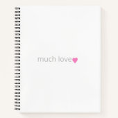 Journal Coeur rose (Devant)
