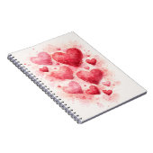 Journal Cœurs Aquarelle (Côté Droit)