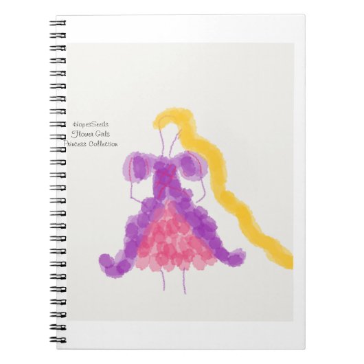 Journal Collection Filles Fleur Princesse (Devant)