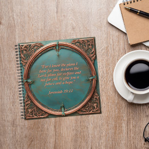 Journal Copper Frame Turquoise Passez du temps ave