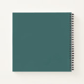 Journal Copper Frame Turquoise Passez du temps ave (Dos)