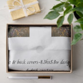 Journal Cover Cat in Cup & Sunflowers & Coasters  Tissuepapier (Geschenk)