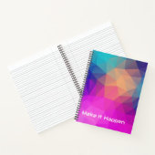 Journal créatif géométrique audacieux & monogramme (Intérieur)