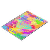 Journal Créatif Mandala Pensée Dessin Coloré (Côté gauche)