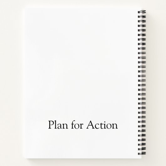 Journal d'action du plan (Dos)