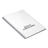 Journal d'AFFIRMATION de la BIBLE chrétienne perso (Côté Droit)