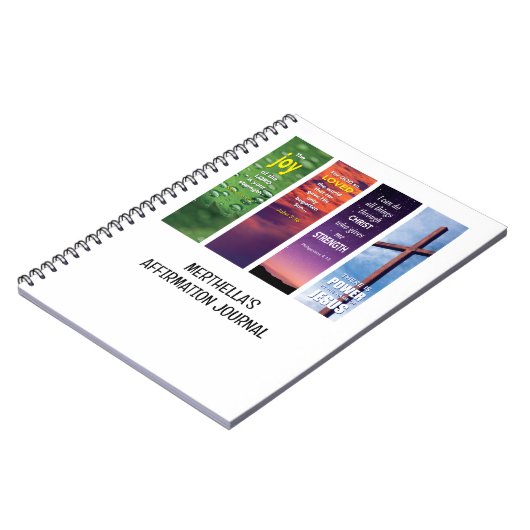 Journal d'AFFIRMATION de la BIBLE chrétienne perso (Côté gauche)