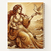 Journal d'affirmation de nom personnalisé Aphrodit (Dos)