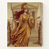 Journal d'affirmation personnalisé Athéna (Dos)