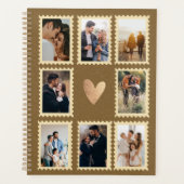 Journal d'amour d'anniversaire de collage de photo (Devant)