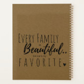 Journal d'amour d'anniversaire de collage de photo (Dos)