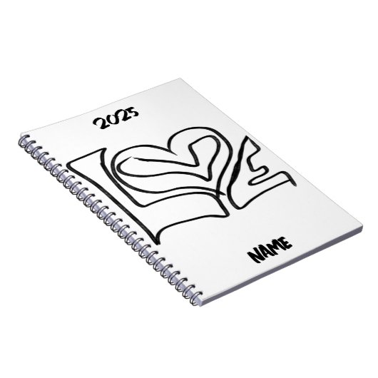 Journal d'amour personnalisé (Côté Droit)