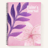 Journal d'amour personnel (rose) (Devant)