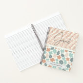 Journal d'amusement floral Boho Pastel personnalis (Intérieur)