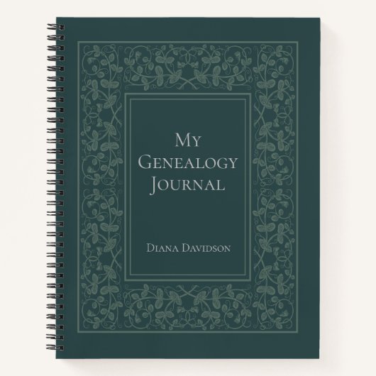 Journal d'ancêtre généalogique de famille personna (Devant)