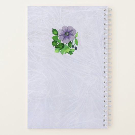 Journal d'anénome pourpre (Verso)