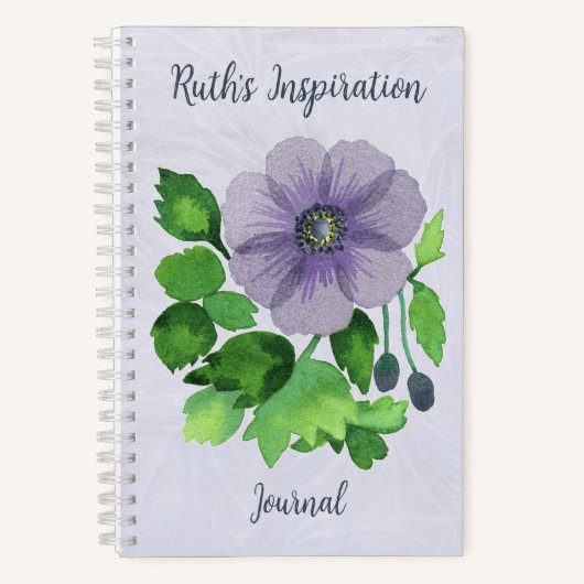 Journal d'anénome pourpre (Recto)