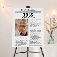Journal d'anniversaire 1935