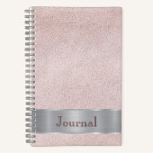 Journal d'apparence en cuir rose (Recto)