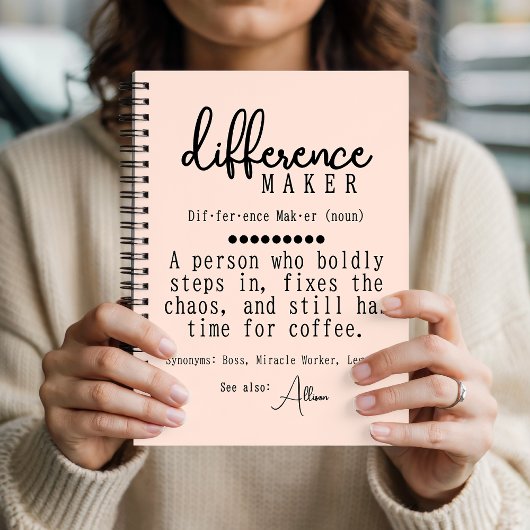 Journal d'appréciation du mentor personnalisé, cad