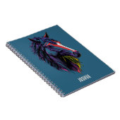 Journal d'art de graffiti urbain Stallion sauvage  (Côté Droit)