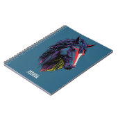 Journal d'art de graffiti urbain Stallion sauvage  (Côté gauche)