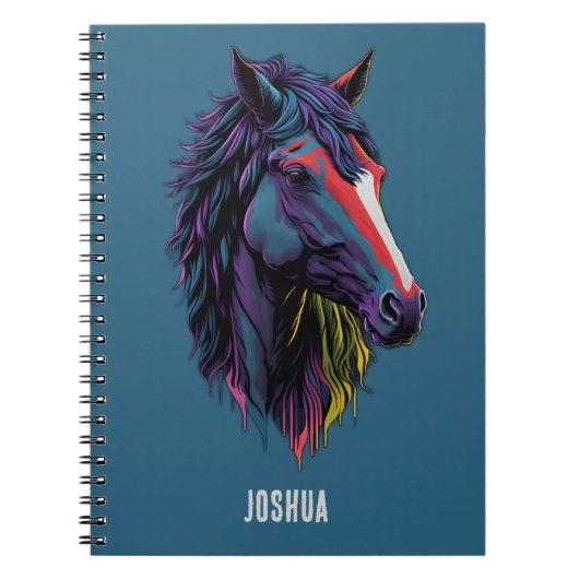 Journal d'art de graffiti urbain Stallion sauvage  (Devant)