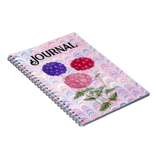 Journal d'art de style vintage Hydrangea (Côté Droit)