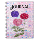 Journal d'art de style vintage Hydrangea (Devant)