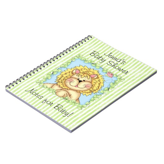 Journal de baby shower de BaZooples (Côté gauche)