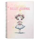 Journal de ballet de cétacés roses pour une fille (Devant)