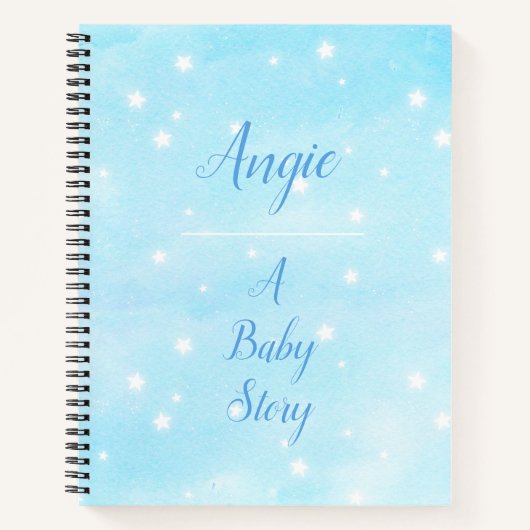 Journal de bébé personnalisé (Devant)