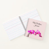 Journal de bien-être floral carnet rose clair (Intérieur)
