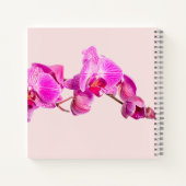 Journal de bien-être floral carnet rose clair (Dos)
