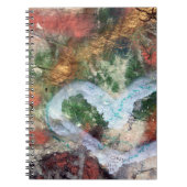 Journal de blanc de coeur de graffiti (Devant)