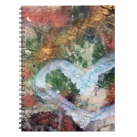 Journal de blanc de coeur de graffiti (Devant)