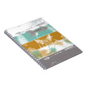 Journal de boho à l'aspect tissu quadri (Côté Droit)