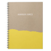 Journal de bord brut - Citron (Devant)